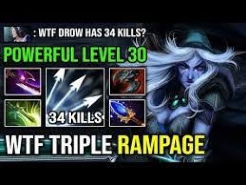 Drow Ranger 1v5 + RAMPAGE Pro Player Dota2 Patch 7.31