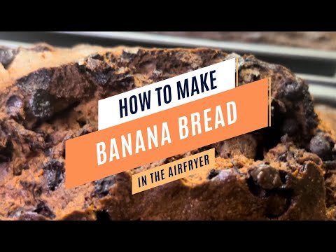 Banana Bread Recipe With Chocolate Chips - I Love This Airfryer Recipe & You Will Too! 😍🍌