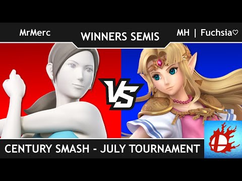 Century Smash July Tournament - MrMerc vs MH | Fuchsia♡ (Winners Semis)
