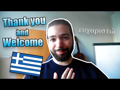GREEK Basics: How To Say Thank You And You're Welcome