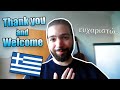 GREEK Basics How To Say Thank You And You Re Welcome