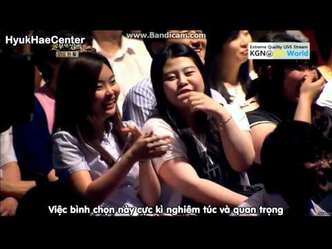 [Vietsub][HD]120707 Immortal Song 2 - RyeoWook vs EunHyuk Visual Contest - Who is more handsome?