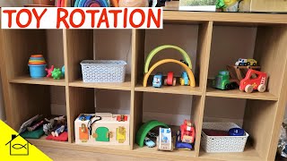 MONTESSORI AT HOME: How I Do a Toy Rotation for My 4 Month Baby & 2 Year Old Toddler