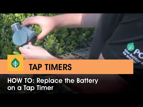 Pope: How To - Replace the battery on a tap timer