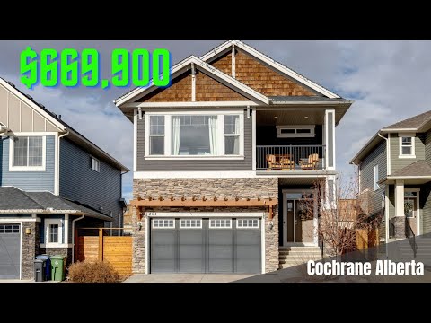 Tour a gorgeous single family home in Heritage Hills in Cochrane AB
