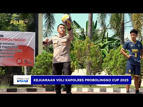 RATUSAN PELAJAR MENGIKUTI KEJUARAAN BOLA VOLI KAPOLRES PROBOLINGGO CUP 2025