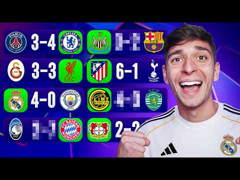 *EARLY* UEFA Champions League Round of 16 Prediction