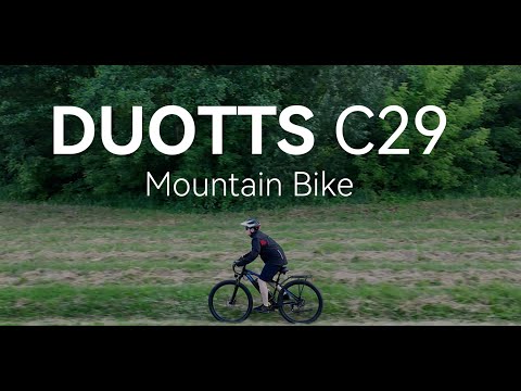 Elektrinis dviratis Duotts C29, 29", 750W, 15Ah, juodas video