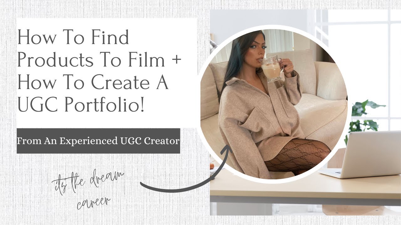 How To Find Products To Film + How To Create A UGC Portfolio! Hands On Tutorial For UGC Creators!