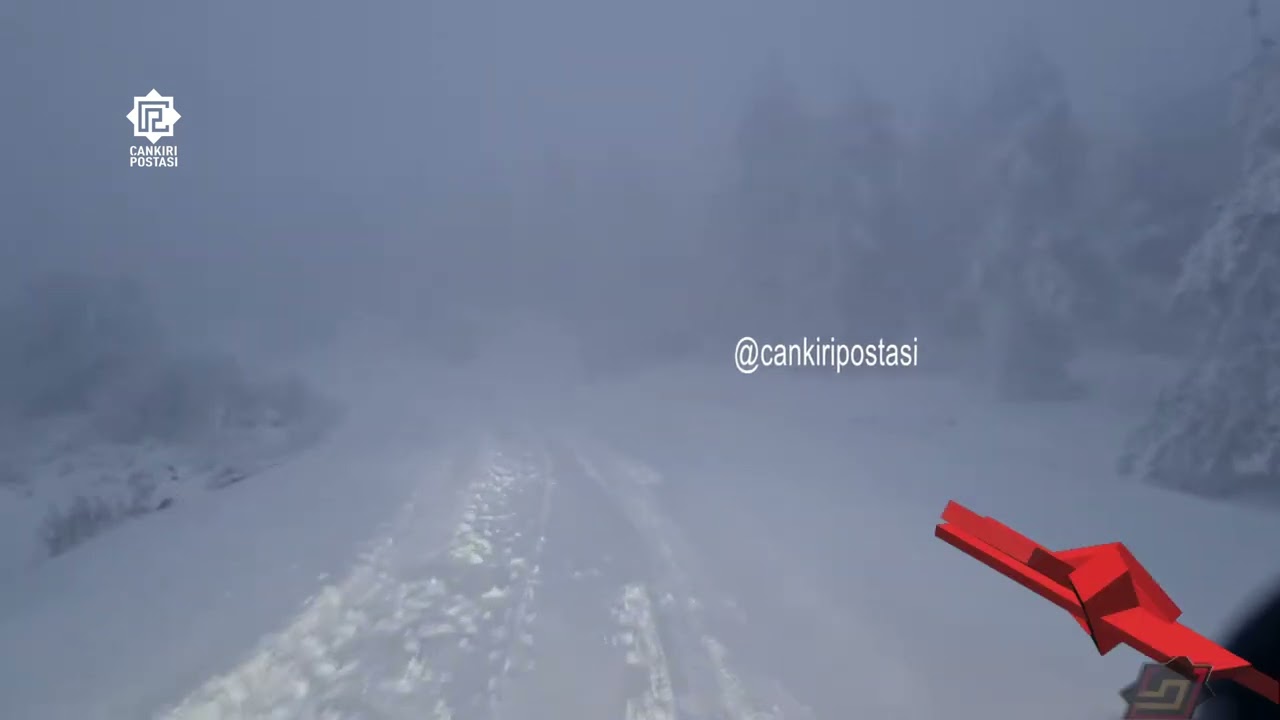 Çankırı’nın doğa harikası beyaza büründü