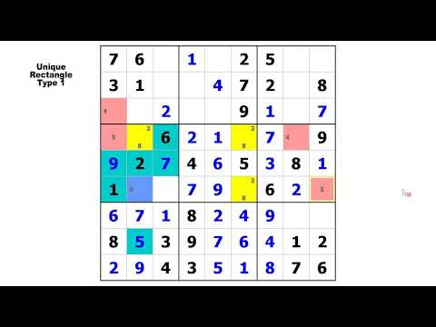 Unique Rectangles for Newspaper Sudoku Puzzles