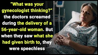 Doctors were shocked during the delivery of a 56-year-old..when they saw what she had given birth to