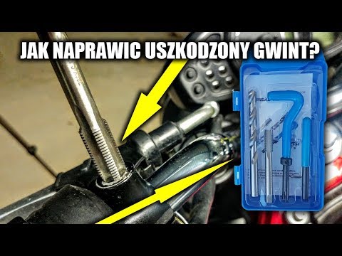🔩Naprawa gwintu w motocyklu domowym sposobem, jak zregenerować gwint? HELICOIL #proworksloadingramp