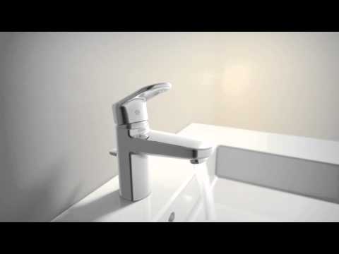 Grohe Eurocube Single-Handle Diverter Roman Tub Faucet with Hand