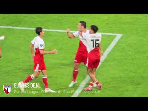 Bunnikside tijdens FC Utrecht - FC sheriff 4-1