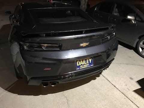 camaro ss stock dual mode performance exhaust sound set on track mode
