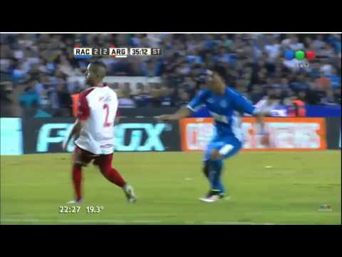 Gol de Ricardo Noir - Racing Club 2 Vs 2 Argentinos Jrs - Fecha 11 - Liga Argentina