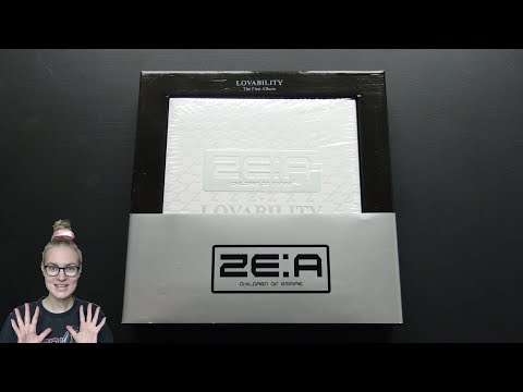 Unboxing ZE:A 제국의아이들 1st Korean Studio Album Lovability (Special Edition)