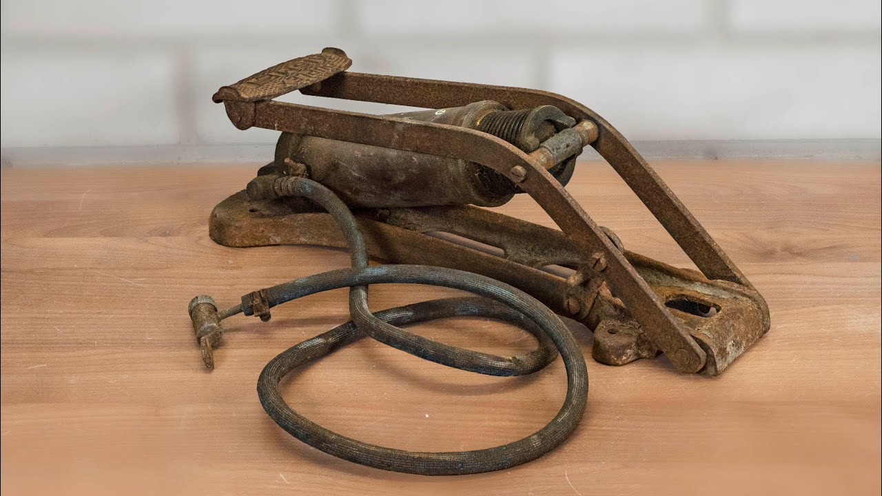 1943 British Air Force Foot Pump Restoration