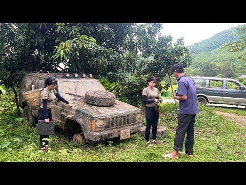 Genius girl challenge, restart 8-seat jeep, car not working for 35 years