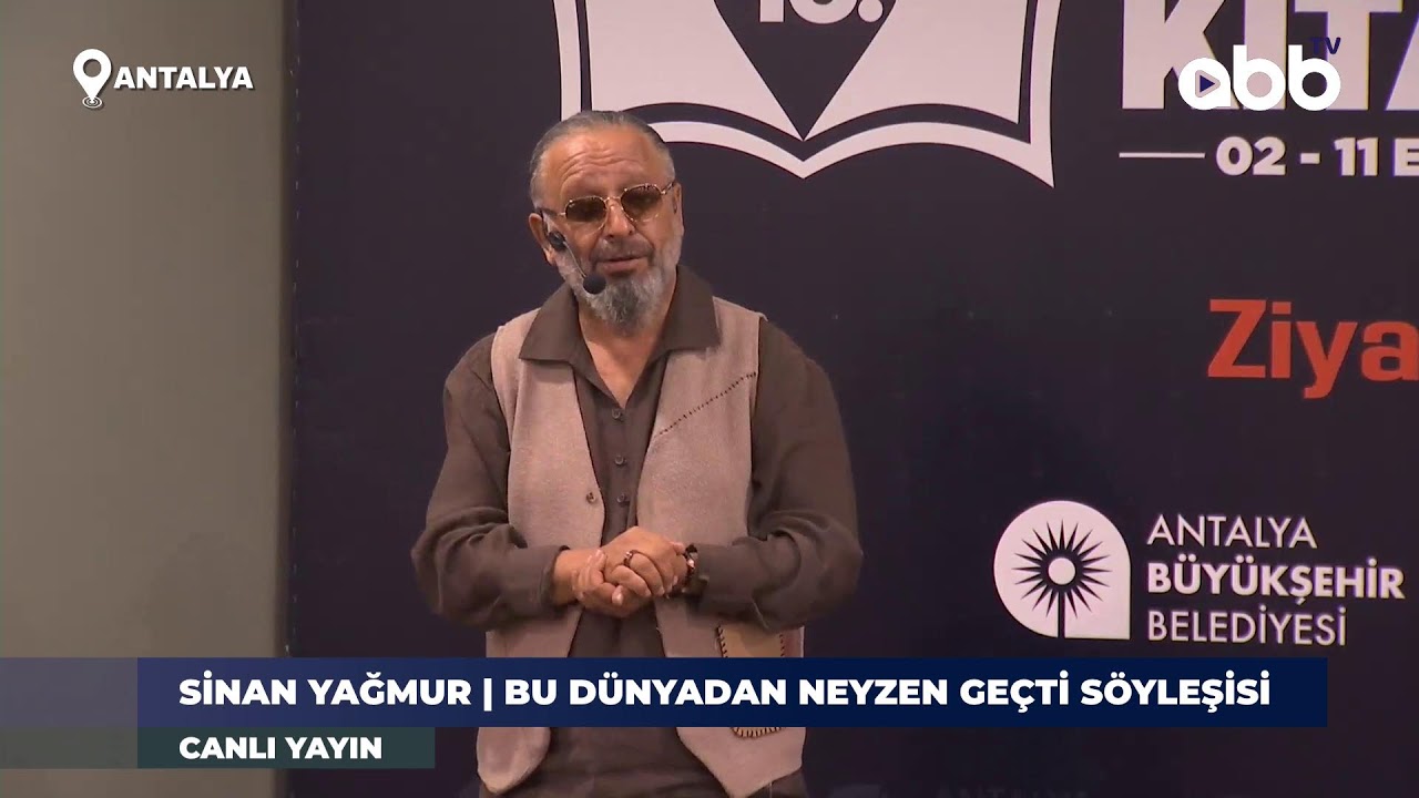 16. Antalya Kitap Fuarı Sinan Yağmur Söyleşisi