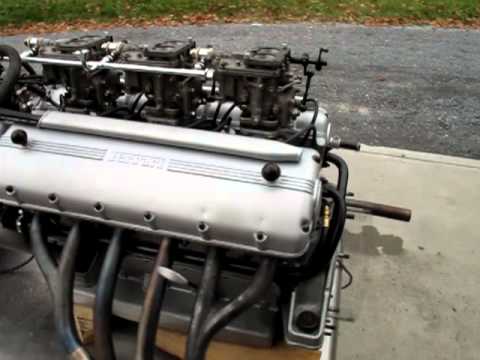 Thumbnail for Early Ferrari 166 enigne running after overhaul by Ferrari