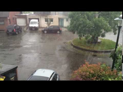 Starkregen Düsseldorf 01.06.2016