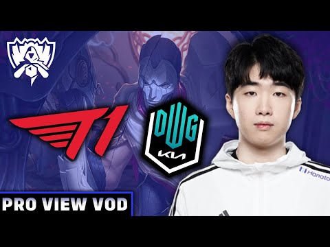 Ghost on Jhin ADC Pro View - DK vs. T1 - Worlds Semifinals G1 | Full Game VOD | LoL Worlds 2021