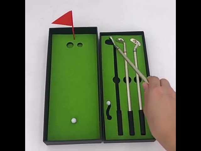 Vídeo relacionado con HENGBIRD Juego de bolígrafos de 3 Piezas con diseño de Juego de Golf, Juego de Regalo para Clubes de Golf, Regalos para Hombres, Regalos de Golf, bolígrafos Mini Regalos pequeños Personalizados
