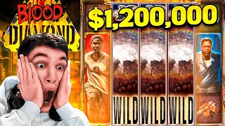 TRAIN'S $1.2 MILLION DOLLAR BLOOD DIAMOND SLOT WIN!