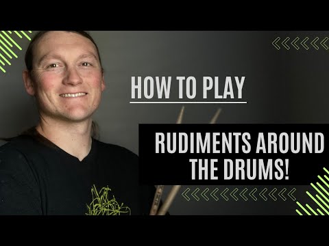 How to Play Rudiments Around the Drum Set!