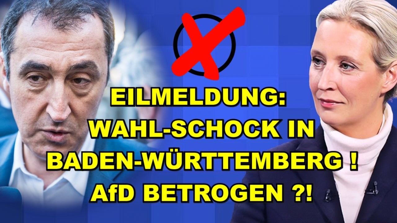 EIL: WAHL-SCHOCK in BaWü! AfD BETROGEN?!