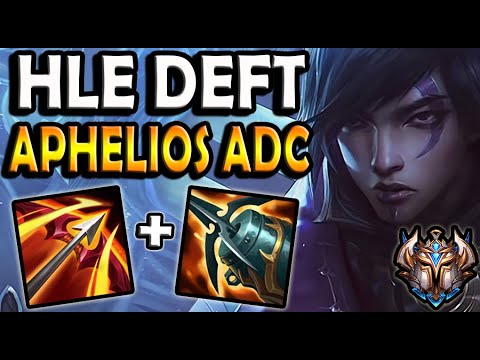 Deft APHELIOS vs JHIN [ ADC ] Ranked Korea ✅