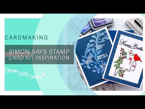 Simon Says Stamp November 2021 Card Kit Unboxing and Tutorial