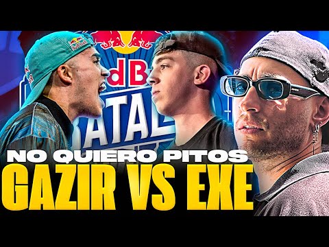 NO QUIERO PITOS 😤 BLON reacciona a GAZIR vs EXE 🇦🇷 RED BULL BATALLA