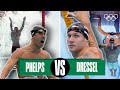 Michael Phelps 🆚 Caeleb Dressel - 100m Butterfly | Head-to-head