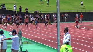 静岡県中学選抜陸上競技大会　男子１００ｍ　予選1組