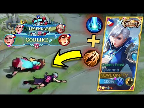 SILVANA USING INSPIRE SPELL IS INSANE |EASY  KILL|EASY LEGENDARY| SILVANNA BEST EMBLEM SET
