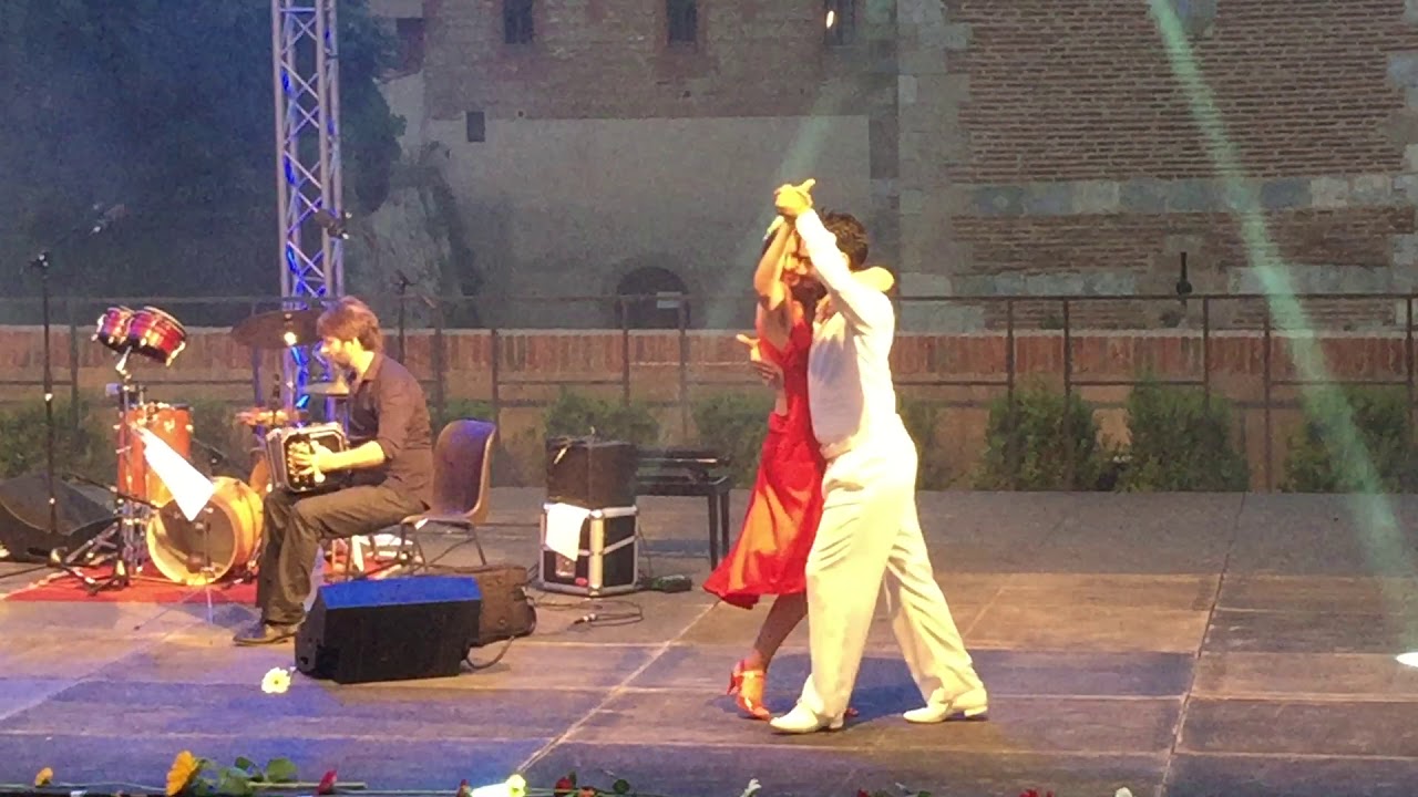 Tangueros Perpignan - Juillet 2015- Hommage à Cáceres (Violeta Duarte & Claire et Dario Da Silva)