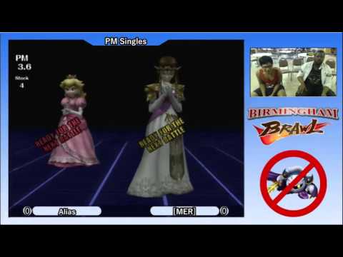 Birmingham Brawl 3 PM Singles - Alias (Zelda) vs. MER (Peach, Marth)