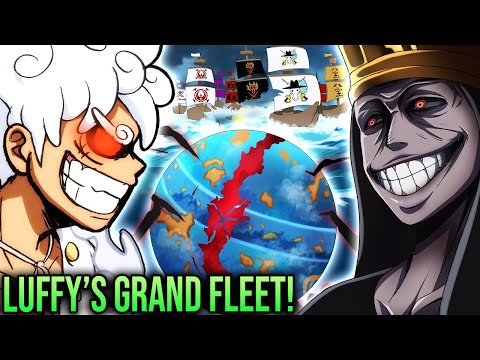 How Strong is Luffy’s Grand Fleet in the FINAL WAR Against IMU? | One Piece