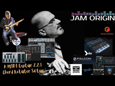 A MIDI Guitar 2.2.1 (Michael Brecker style) Chord Rotator setup