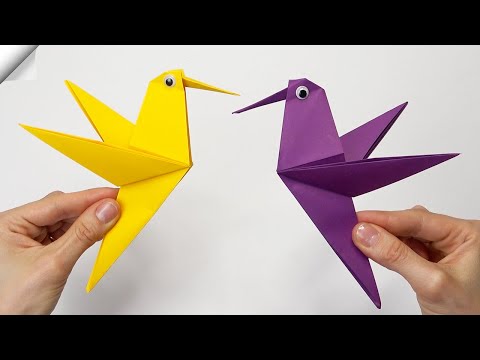 DIY paper toys Easy paper birds