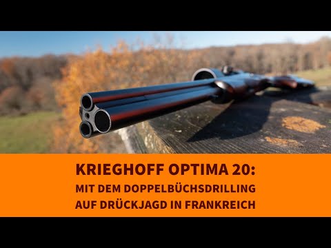 Krieghoff Optima 20: Mit dem Doppelbüchsdrilling auf Drückjagd in Frankreich