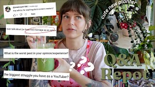 Q&A Chatty Repot | marriage, my real thoughts on huge plant collections, do I have another job, etc!