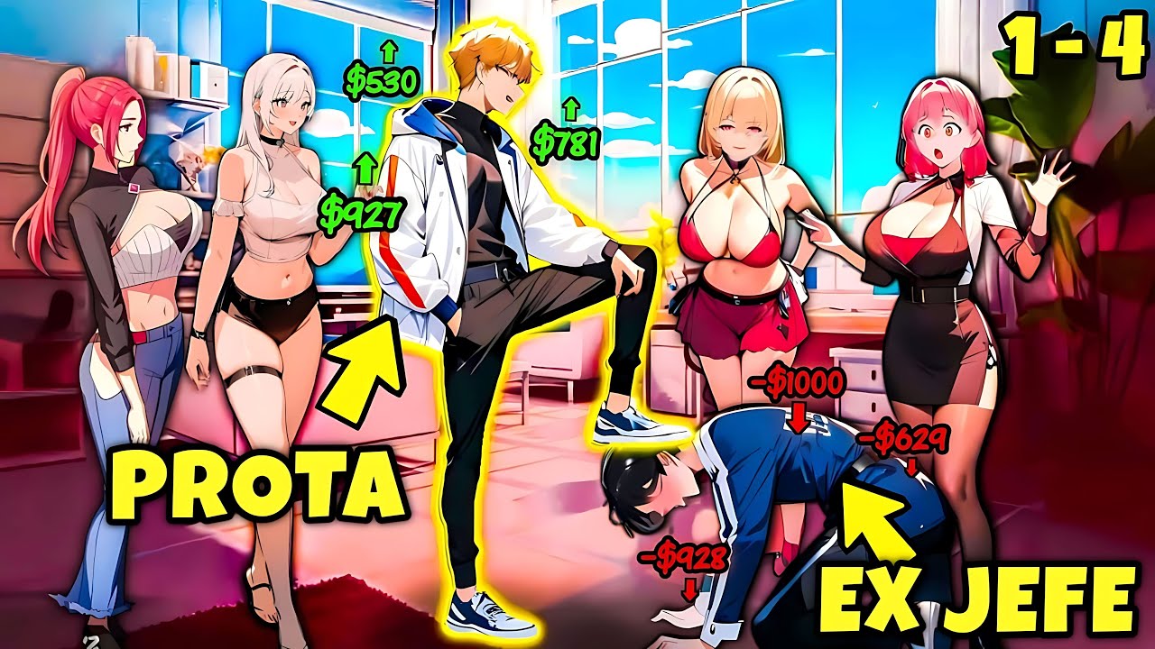 💥PERDEDOR OBTIENE SISTEMA DE MAXIMA LIBERTAD Y CUANTO MAS GASTA MAS CHICAS GANA | RESUMEN MANHWA 1-4