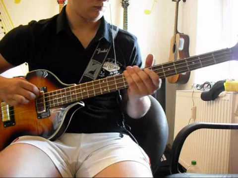 There's a Place - The Beatles Bass cover
