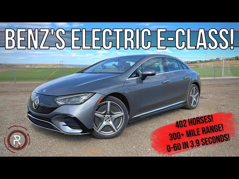 The 2023 Mercedes-Benz EQE 500 Is A Futuristic E-Class Sized Electric Luxury Sedan