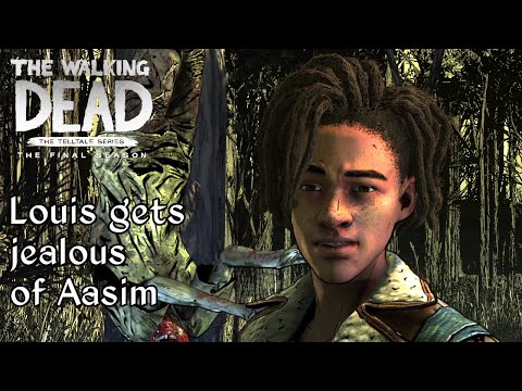 Louis gets jealous of Aasim - The Walking Dead: The Final Season - Episode 1: Done Running