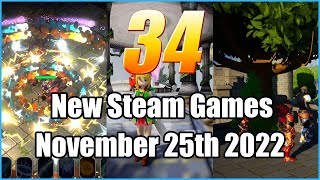 New Steam Games November 25th 2022
